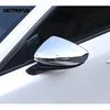 For Mazda 3 M3 Axela -2024 2025 Rearview Mirror Cover Trim Side Door Mirrors Protector Carbon Fiber Accessories Car Styling