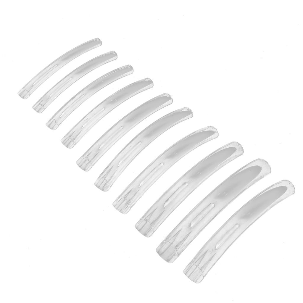 10pcs   Flat Nail Tip Home Salon Nail Art Design Fake False Nail Set Manicure Tool