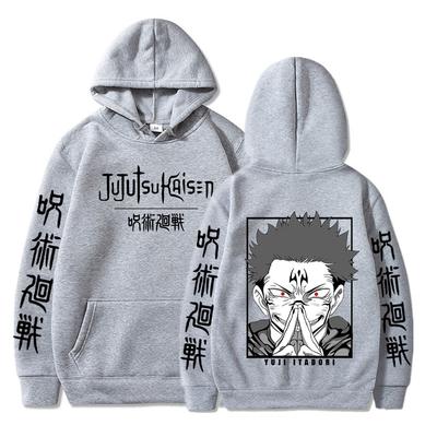 Anime Jujutsu Kaisen Hoodie Manga Ryomen Sukuna Grafische Hoodies Vintage Oversized Hooded Lange Mouwen Heren Dames Kleding