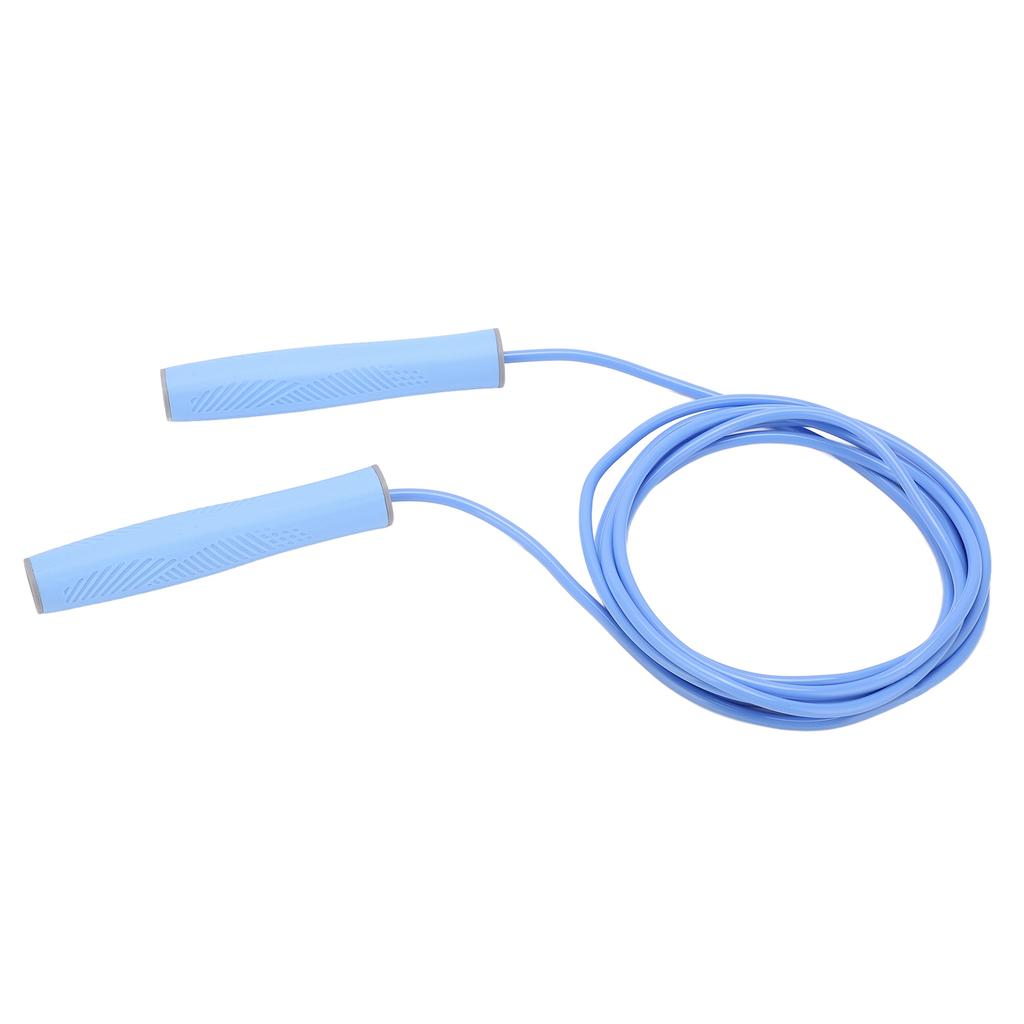 Skipping Rope Non Shaking Cordless Winding Adjustable Jumping Rope for Exercise PE ClassBlue