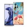 Flamingo Transparent Phone Case for Xiaomi Mi 14 13 12 11 Ultra 13T 12T 11T Poco X3 NFC F3 F6 Pro Lite 5G Soft TPU Shell Capas