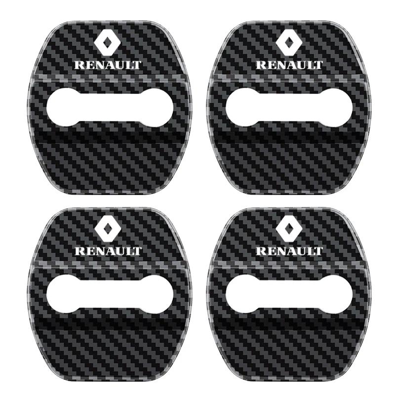 Interior Stickers For Renault Koleos Duster Megane 2 Logan Clio Kadjar Car Door Protective Decoration Car Styling Door Lock Cove