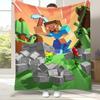 Classic M-Minecraft Pixel Game Flannel Blanket,Ultra Soft Warm Plush Throw for Home Bedroom Bed Sofa Cover Picnic Camping