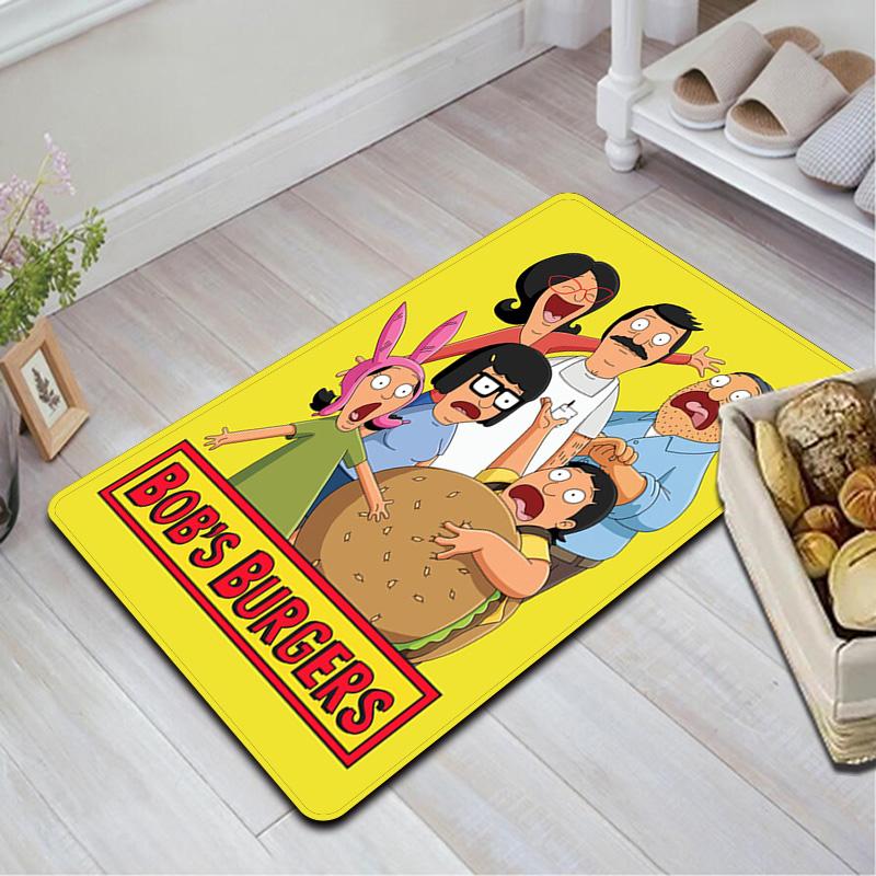 Bob's Burgers Rug Floor Mat for Living Room or Bedroom Soft and Comfortable Carpet a Gift for Birthday and Holiday.