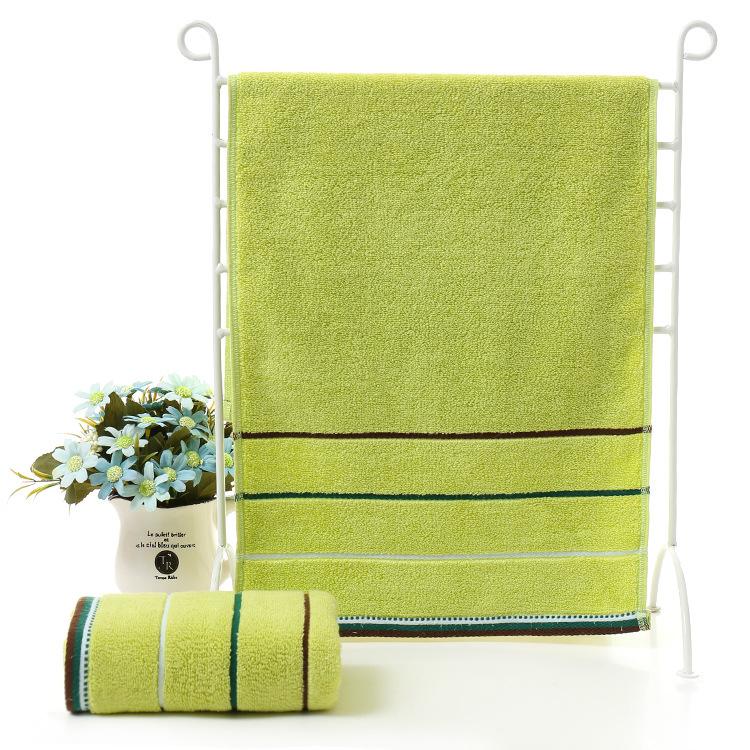 Household Soft Water-absorbing Stripe Jacquard Washing Towel