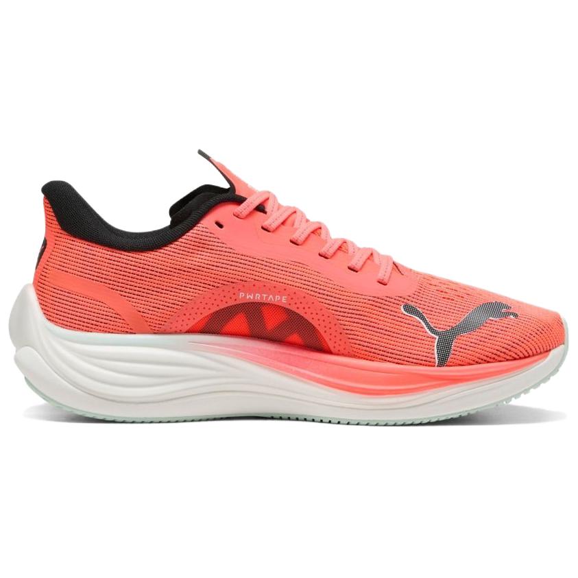 Puma Velocity Nitro 3 Leuchtendes Rot Herren Sneaker Orange Schwarz Weiß 377748-24