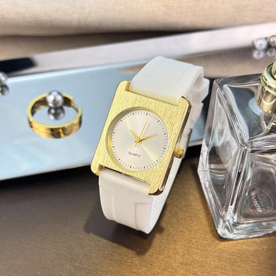 Women Watch Silicone Strap Fashion Quartz Watches Ladies Wristwatch Clock Festival Gift Valentine's Day Relojes De Mujer