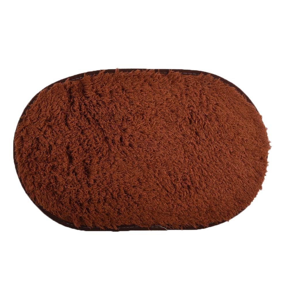 Floor Mat 30*50cm Plush+Spandex Kitchen Bedroom Non-slip Comfortable Touch