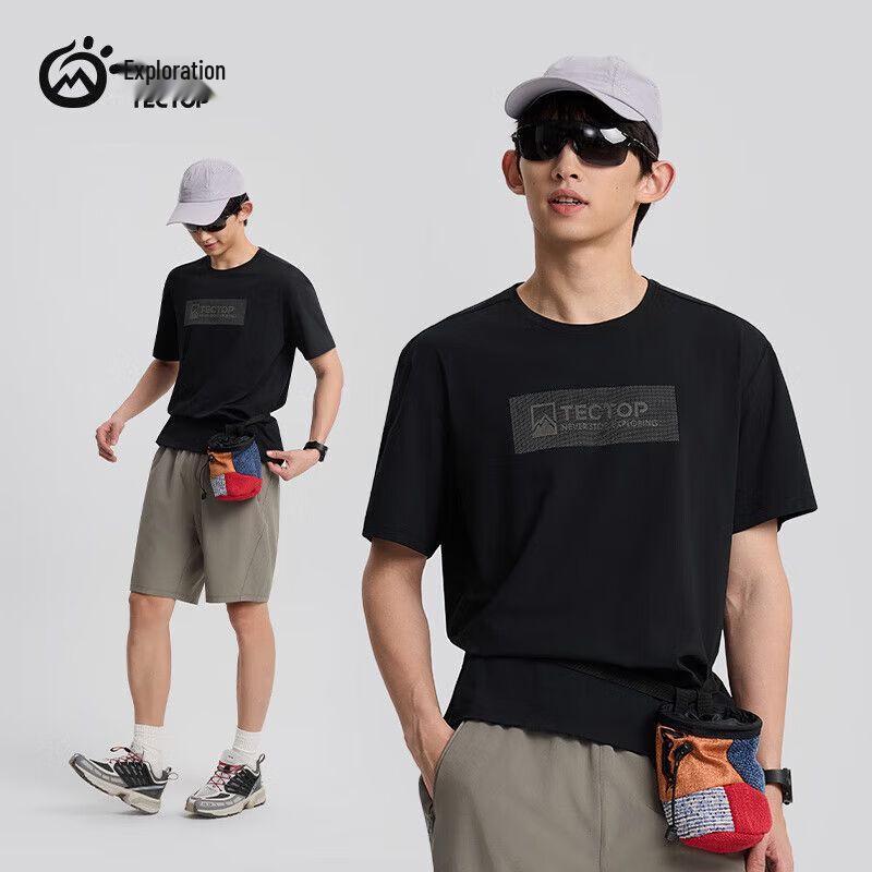Tectop Men s Outdoor Sun Protection Short Sleeve T-Shirt XL
