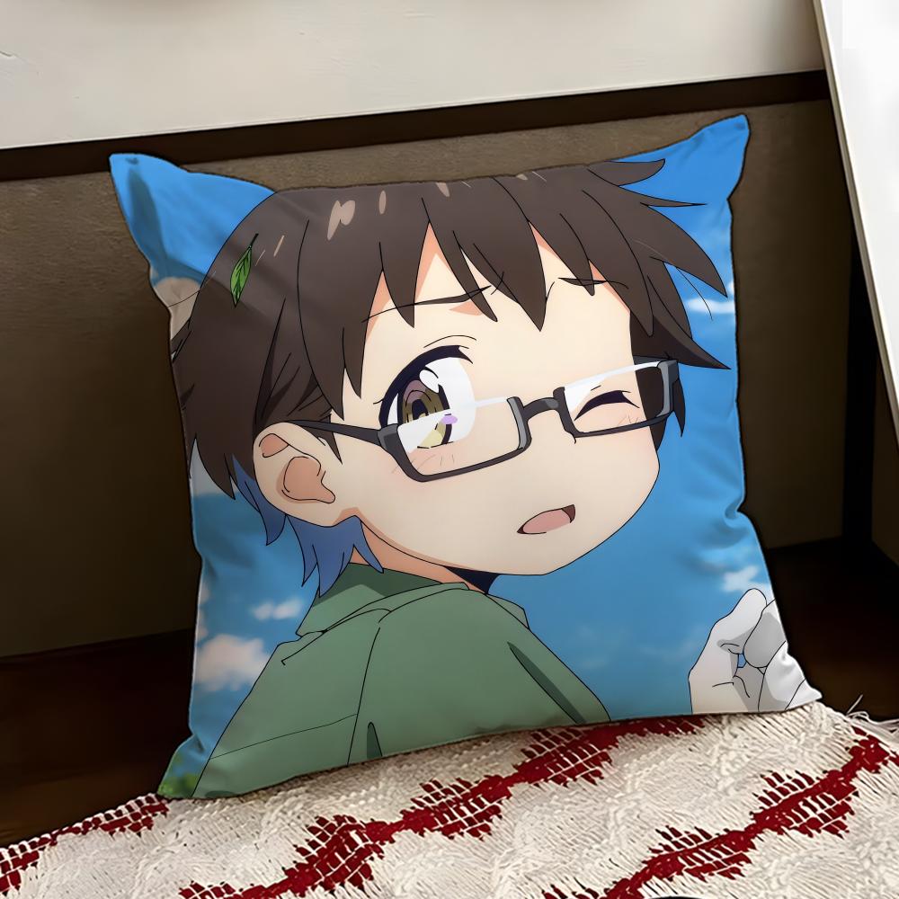 Cute Ruri Rocks Cushion Cover Reversible Soft Durable Pillow Cover Home Car MultiScene Use for Daily Comfort