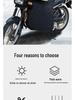 Men's Extra Large Winter Fleece-Lined Waterproof Motorcycle Windshield