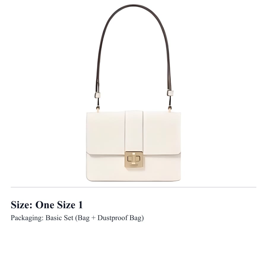Kate Spade Cow Leather Shoulder Bag Small Women's White KK123-100