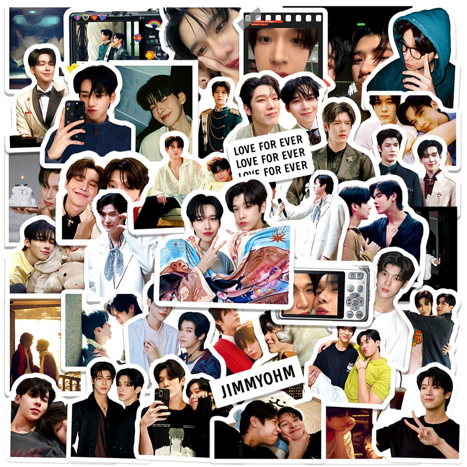 60 Таиландских Двойных Наклеек, Путешествующих по Небу к Вам, Украшения для Бутылок с Водой One Size