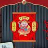 Reusable Shaking Head God Pendant Traditional Hanging Ornaments Spring Festival Pendant  Entrance