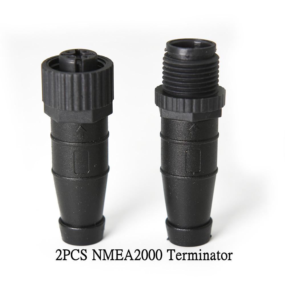 Black NMEA 2000 Converter Terminator Male & Female #010-11081-00 Nmea2000 Resistance Terminating Resistor Male #010-11080-00