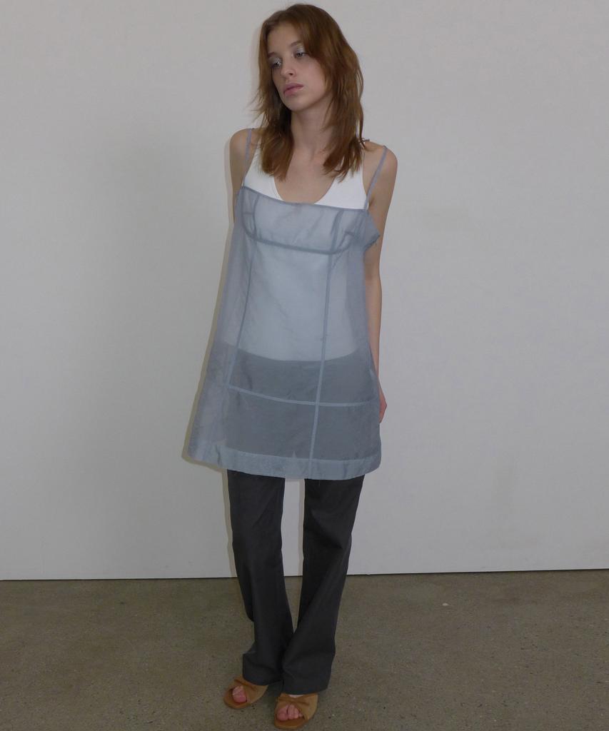 Obeodyupeulleeo Sheer Bustier Ops_Haze Blue