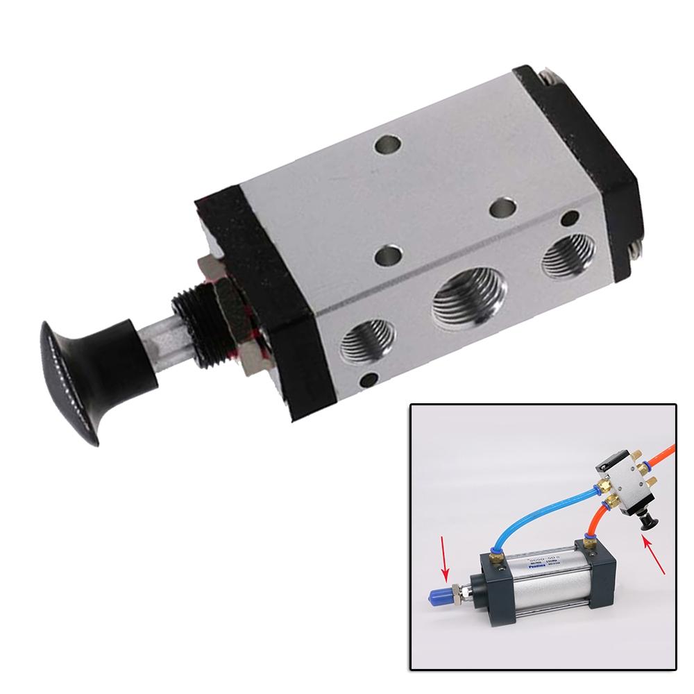 4R210-08 Pneumatic Valve Push Pull Pneumatic 2 Pos