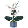 Flower Orchid in a Pot Construction Blocks Flower to be assembled 728 pcs.