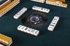 Blue Matte Mahjong Tiles Fully Automatic Mahjong Table with Assembly Wood Grain 10 Accessories Including Dining Table Top [Navy / 28mm] Service,