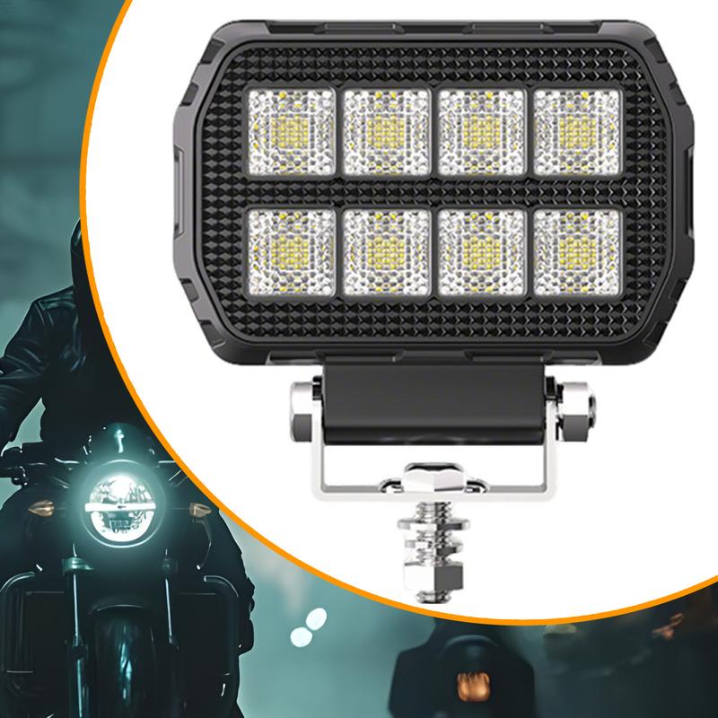 Square Offroad Lighting Led Amber Driving Offroad Lights High Amber Multi-Functional Dustproof Automotive Truck Road Atv Trailer
