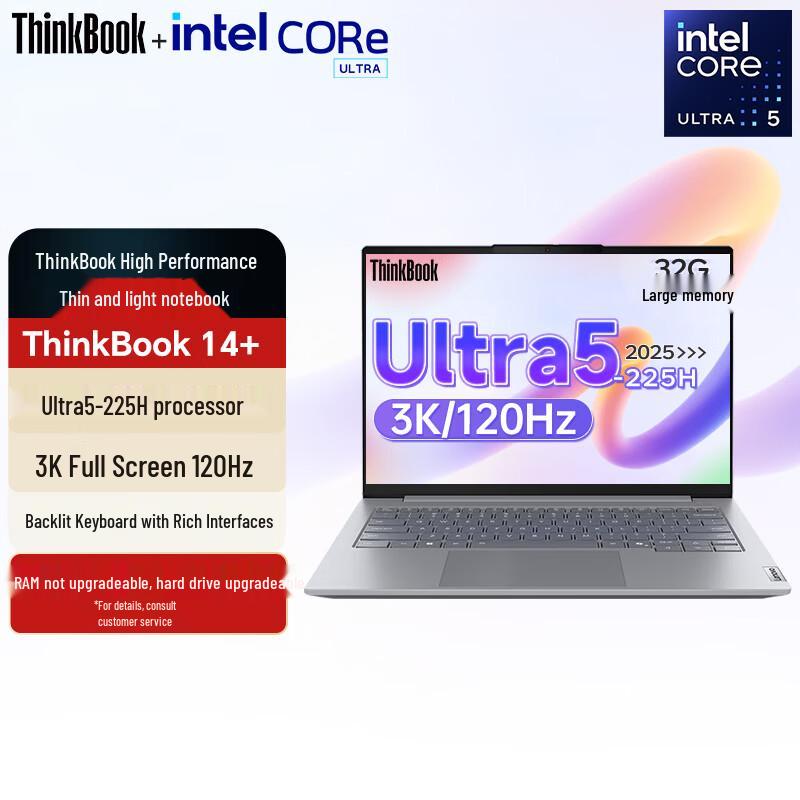 Lenovo ThinkBook 14+ 2025 AI 14.5-inch Business Laptop (CN version)