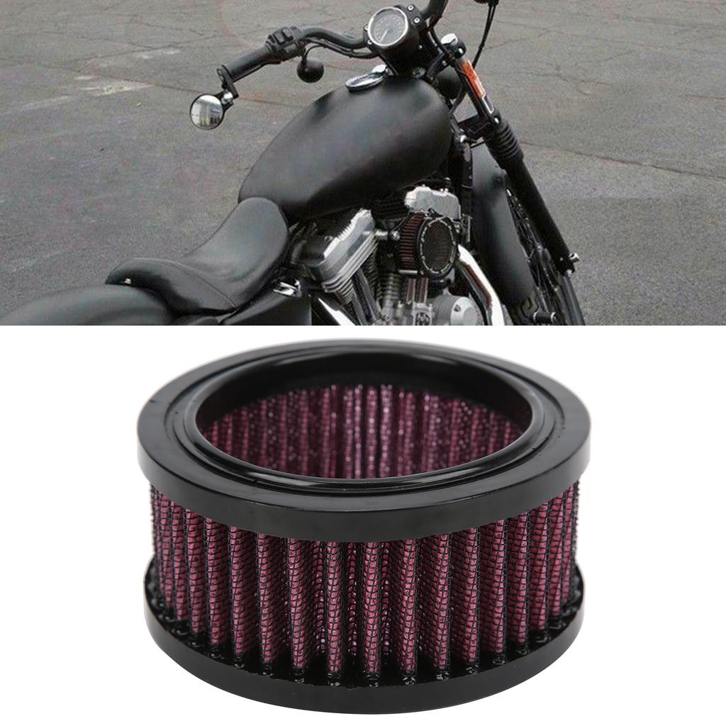 Motorcycle Air Filter Retro CNC Steel Billet Replacement for XL883 XL1200 X48 2004‑2014