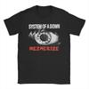 Mens TShirts System of a Down Band Mesmerize Unique Pure Cotton Tee Shirt Short Sleeve T Shirts Crew Neck Clothing Adult