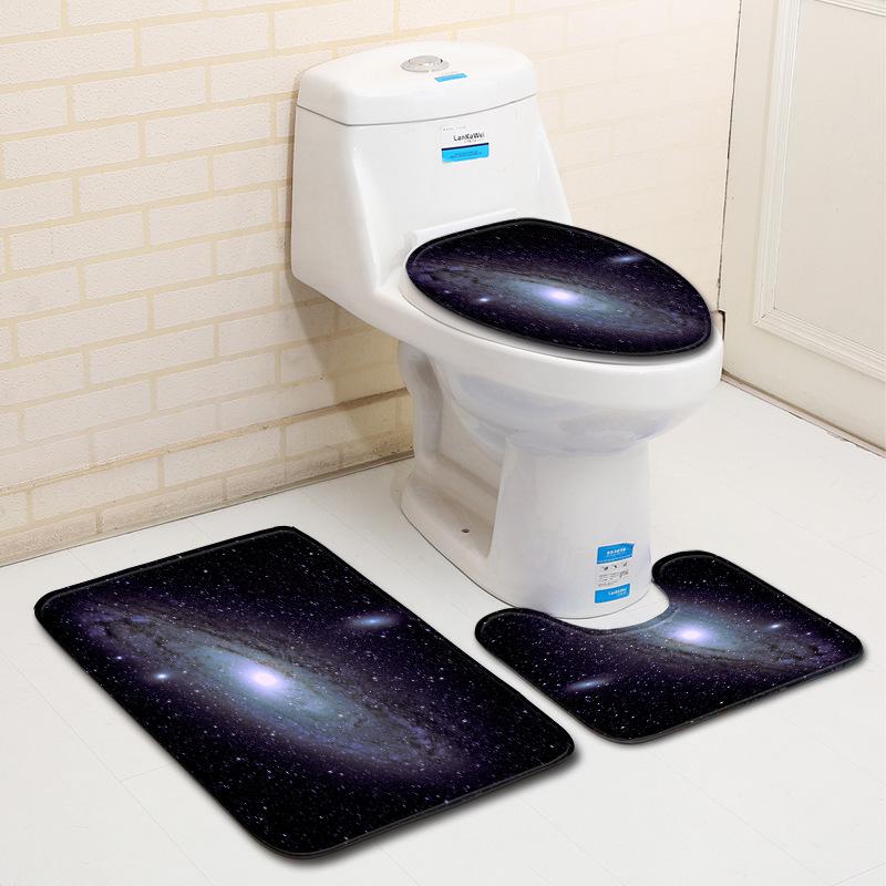 

Star Series Floor Mat Three-Piece Bathroom 3-Piece Carpet Doormat 45cmx75cm