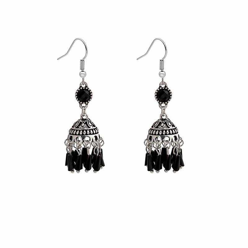 Retro Baroque Palace Style Ear Hooks with Tassels Are Super Fairy and Simple Earrings