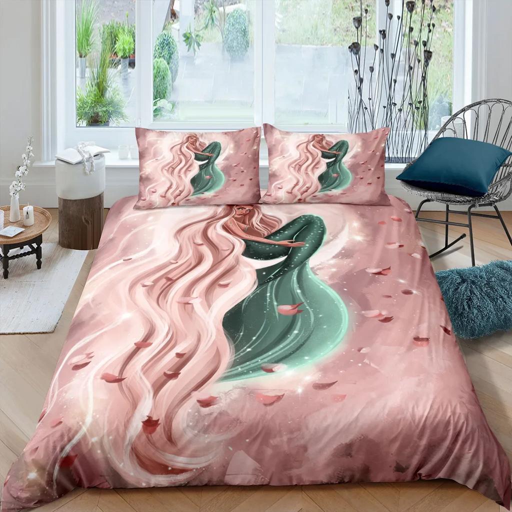 Set Letto Grizzy e i Lemming Ragazzi Ragazze Misura Singola Queen Copripiumino Federa Letto Bambini Adulti Moda Tessile per la Casa