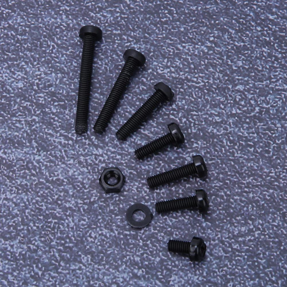 800buc/cutie Kit Combinat Șurub M3 Nailon Piuliță Rondelă Elemente de Fixare Accesorii Hardware Negru