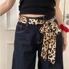 195*4cm Long Neck Scarf Leopard Print Women Belt Retro Leopard Scarf  Women