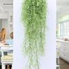 Wisteria Vine Artificial Silk Flower Wall Hanging for Indoor Decoration
