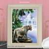 Pittura Diamante Fai da Te Punto Croce Animale Quadrato Completo Ricamo Diamante Tigre Mosaico Decorazione Strass