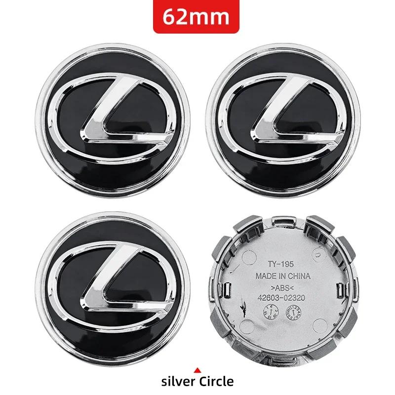 4 pièces 62 MM 84 MM Cache-moyeu de roue de voiture Cache-écusson de moyeu Pour Lexus IS250 CT200h GS300 LS430 RX450h LX570 IS300 ES RX LS IS NX CT