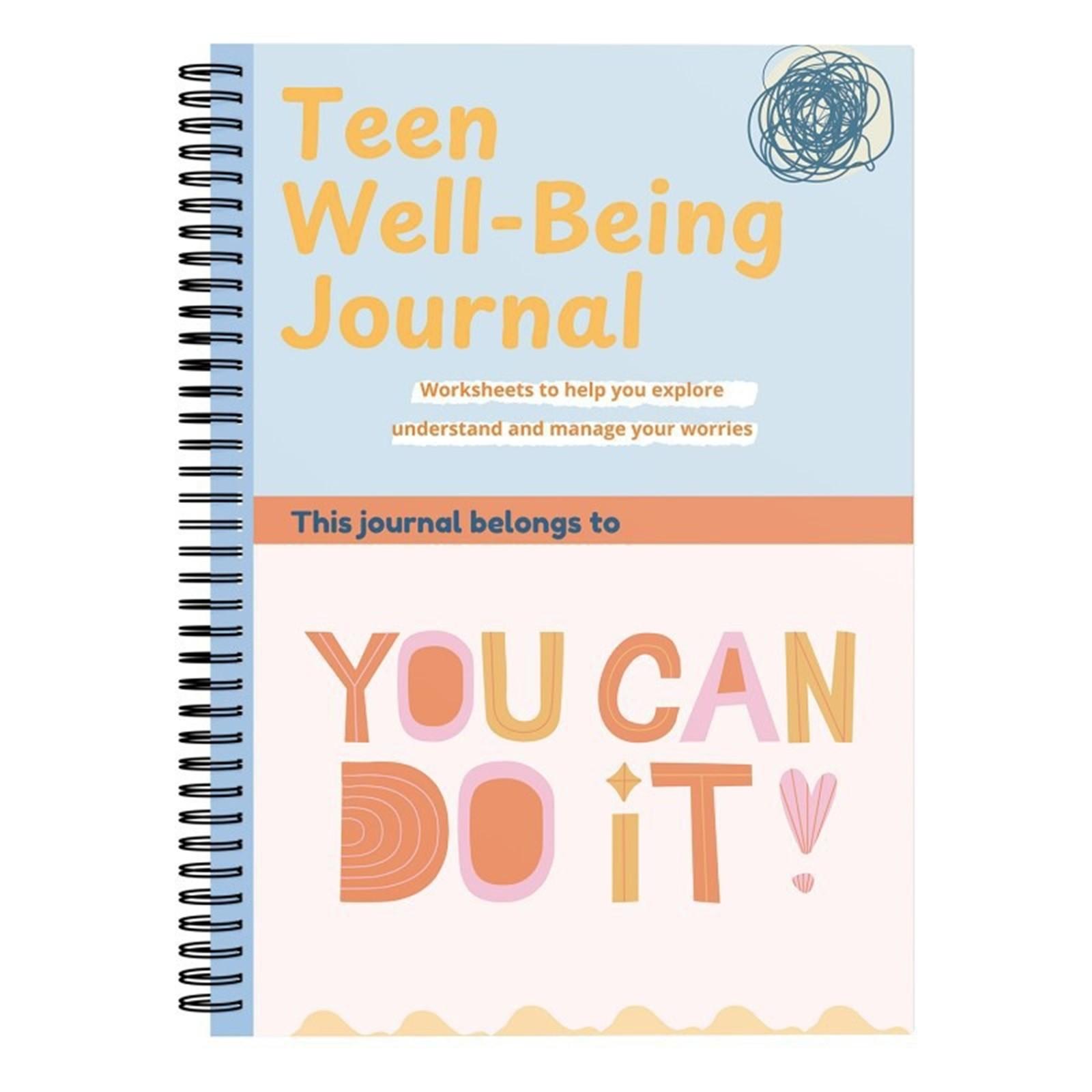 

Рабочие листы журнала благополучия подростка, которые помогут вам исследовать, понимать и справляться со своими беспокойствами One Size