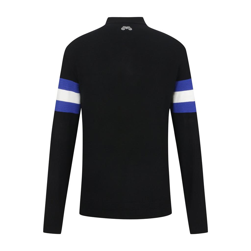 MARTINE GOLF Collar Knit Knit Sweater_Black (Men)