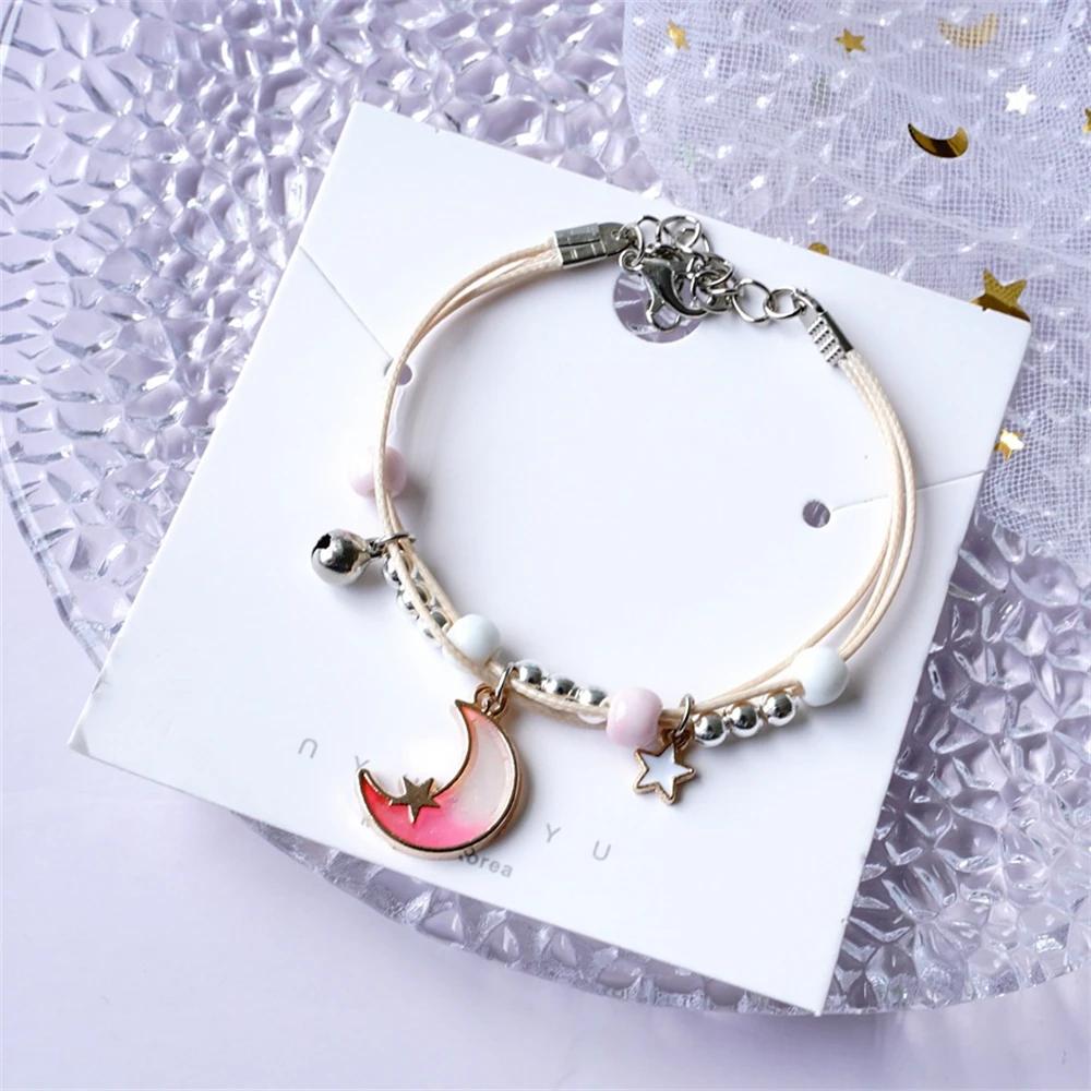 Creative Handmade Starfish Shells Pearl Pendant Adjust Bracelet Anklet Friendship Bracelets On Hand For Woman Luxury Jewelry New