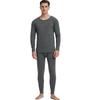 Mu Qingqing Men's Snowflake Fleece Thermal Underwear Set