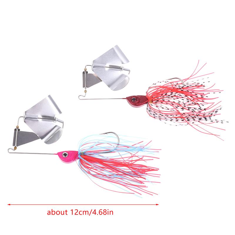 1 Piece Spinnerbait Fishing Lure Wobbler Spinner Cure Chatterbait For Bass Pike Walleye Sea Fishing