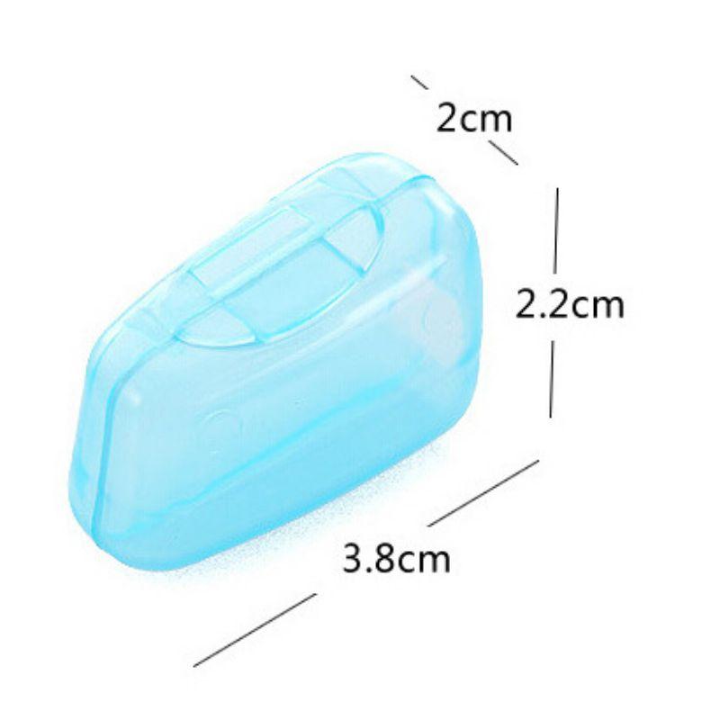 Travel Toothbrush Head Covers Toothbrush Protector Cap Portable Plastic Case Dustproof for Home Bathroom School Camping