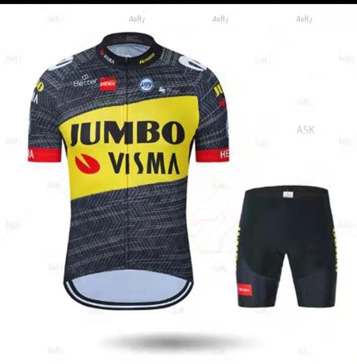 Team Edition Tour de France Cycling Suit Short Sleeve Suit Summer Men's Outdoor Breathable Mountain Bike Clothing