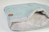 Mink Nel Mint + Gray Stripes 80cm x 60cm