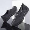 Cloth Shoes Summer Mesh Men's Shoes Medium and Old Breathable One Pedal Black Light Non-slip Lazy Shoes Breathable Mesh