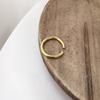 Minimalist C-shaped Glossy Ring Women's INS Niche Cold Wind Personality Light Luxury Geometric Party & Daily Finger Ring