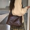 Large-capacity Retro Tote Bag, Single-shoulder Crossbody Bag, Commuting Crossbody Tote Bag