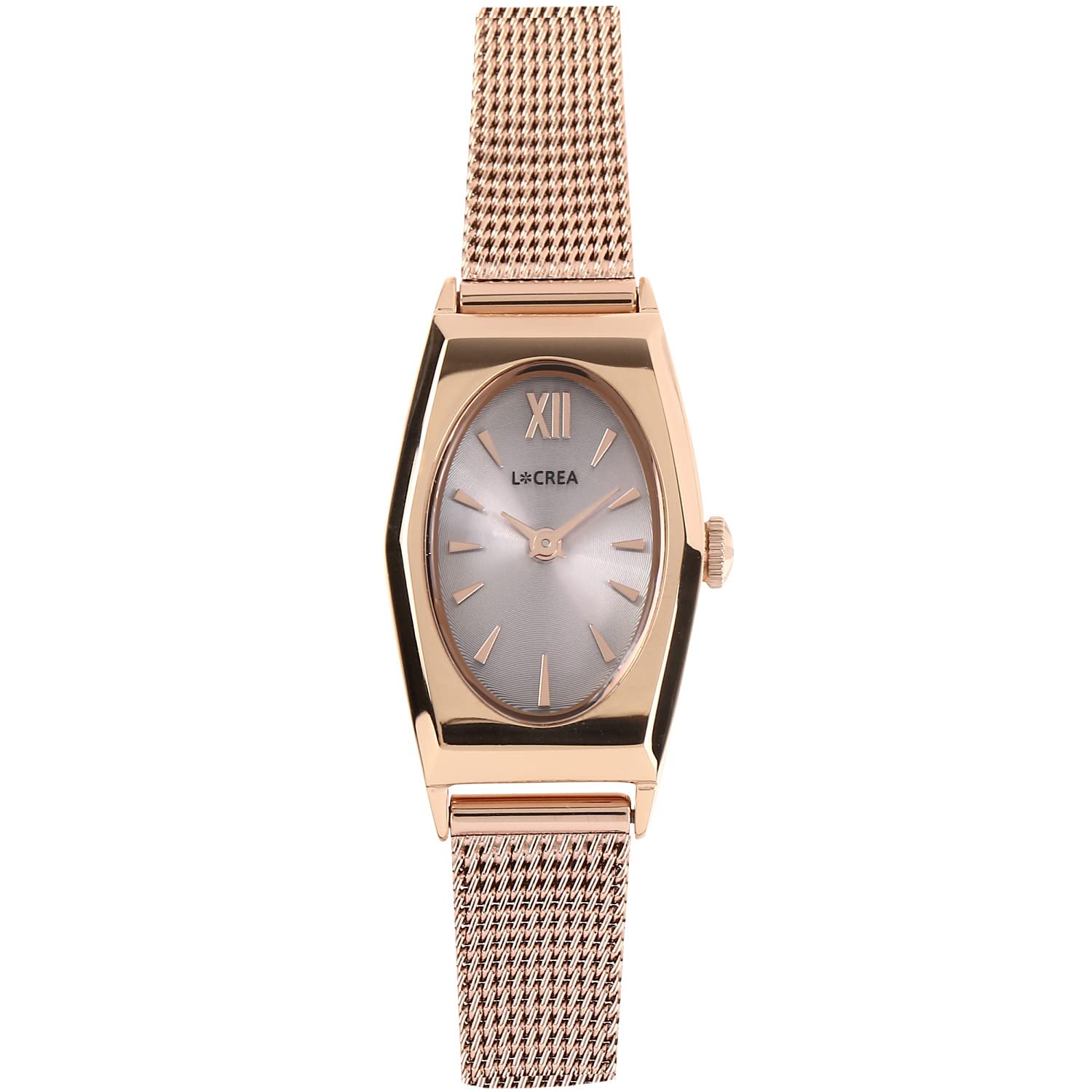 

Солнечные часы LeClair Pink Mesh [LCREA] Сделано в Японии Женские (OVALE Gold, пояс/LC2003-PGMPG)