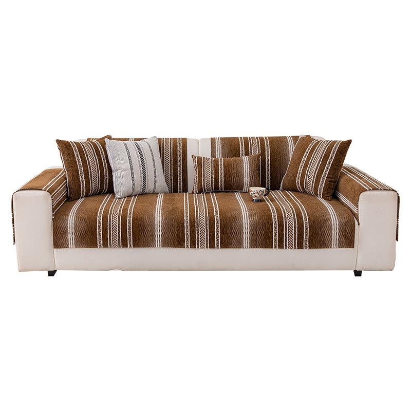 Sofaüberwurf Universal Chenille Sofa Handtuch Nordischer Stil High-End Sofaüberwurf Sofa Stoffbezug Decke