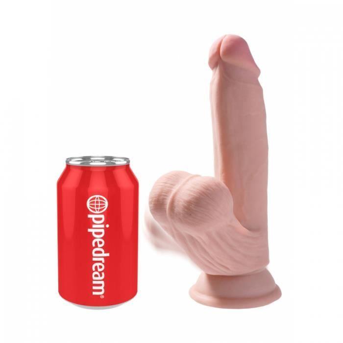 GODE REALISTE Gode Réaliste 3D Cock Swinging Balls 15 X 4 Cm King Cock