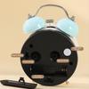 Cute Mini Metal Twin Bell Alarm Clock Colorful Battery Operated Loud Alarm Clock with Luminous Desk Alarm Clock Student Dorm
